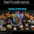 3D Printed Print Your Monsters Lurkers of the Deep Set 28mm - 32mm D&D Wargaming