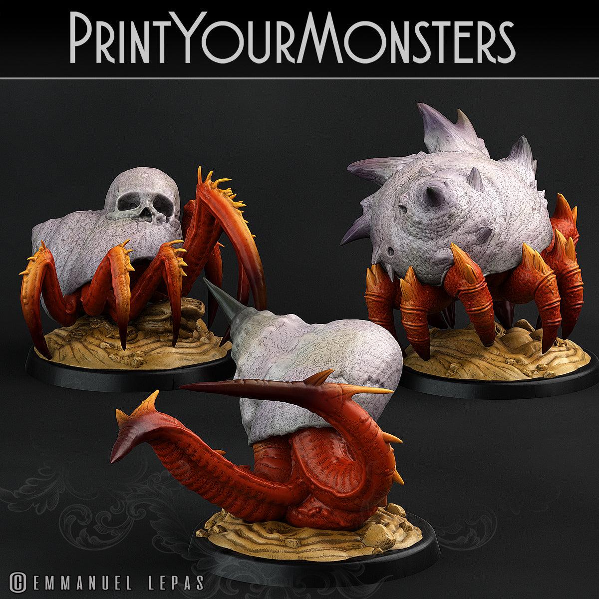 3D Printed Print Your Monsters Lurkers of the Deep Set 28mm - 32mm D&D Wargaming