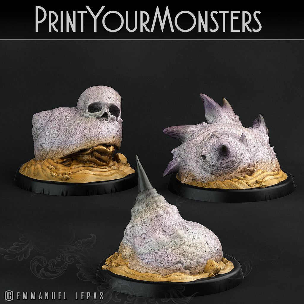 3D Printed Print Your Monsters Lurkers of the Deep Set 28mm - 32mm D&D Wargaming