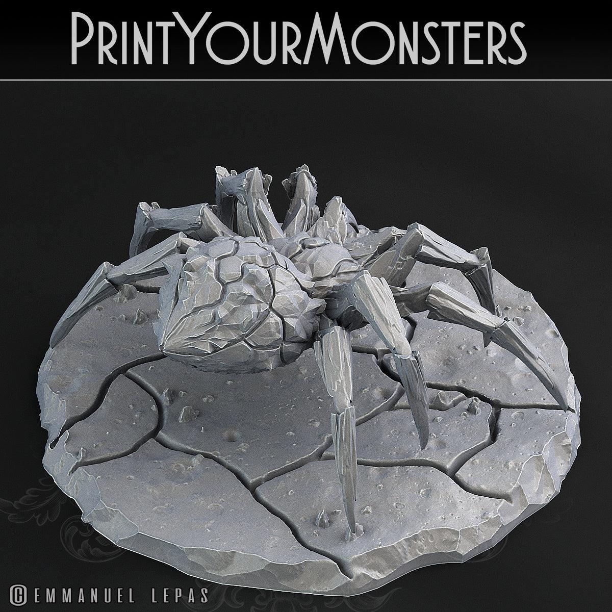 3D Printed Print Your Monsters Magmaranea Spider 28mm - 32mm D&D Wargaming