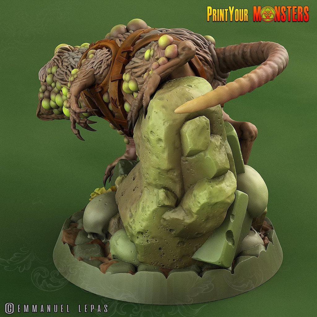 3D Printed Print Your Monsters Mutant Toxic Rat The Toxic Rats Domination Set 28mm - 32mm D&D Wargaming