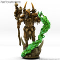 3D Printed Print Your Monsters Orc Shaman Desert Orcs Set 28mm - 32mm D&D Wargaming