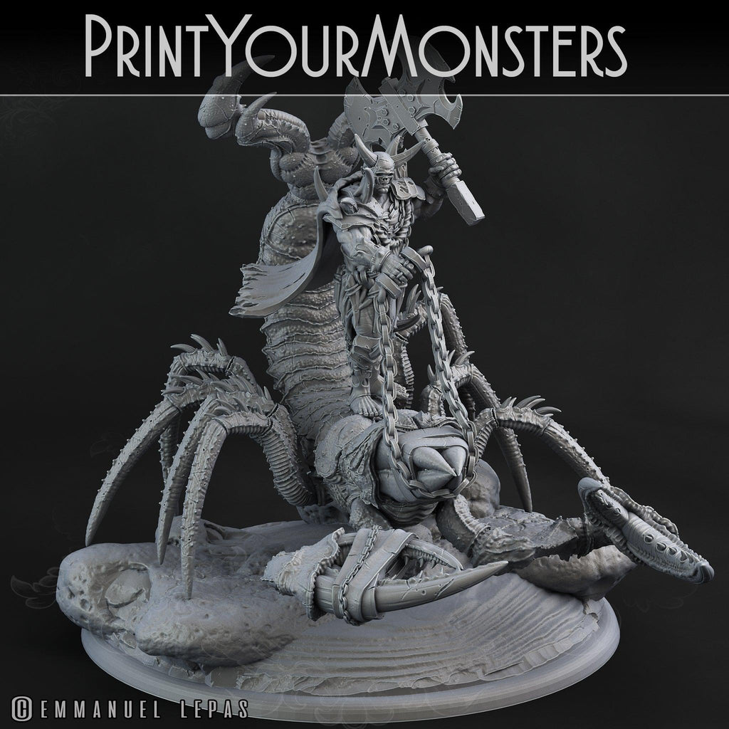 3D Printed Print Your Monsters Piskoramli Desert Orcs Set 28mm - 32mm D&D Wargaming