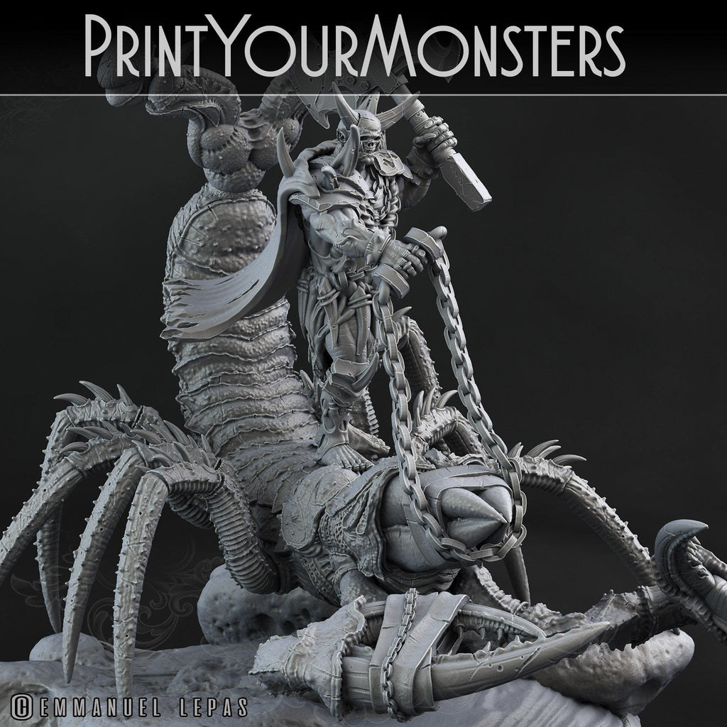 3D Printed Print Your Monsters Piskoramli Desert Orcs Set 28mm - 32mm D&D Wargaming
