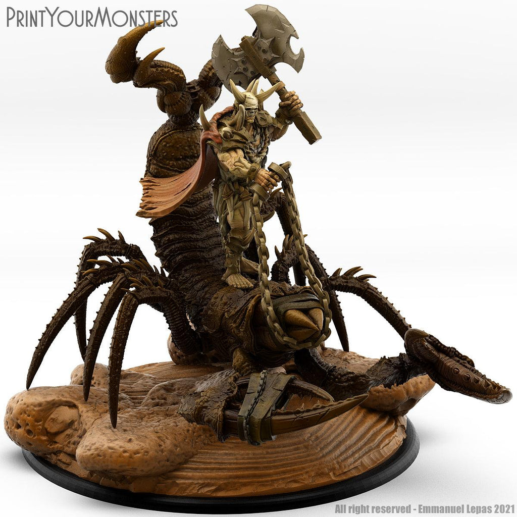 3D Printed Print Your Monsters Piskoramli Desert Orcs Set 28mm - 32mm D&D Wargaming