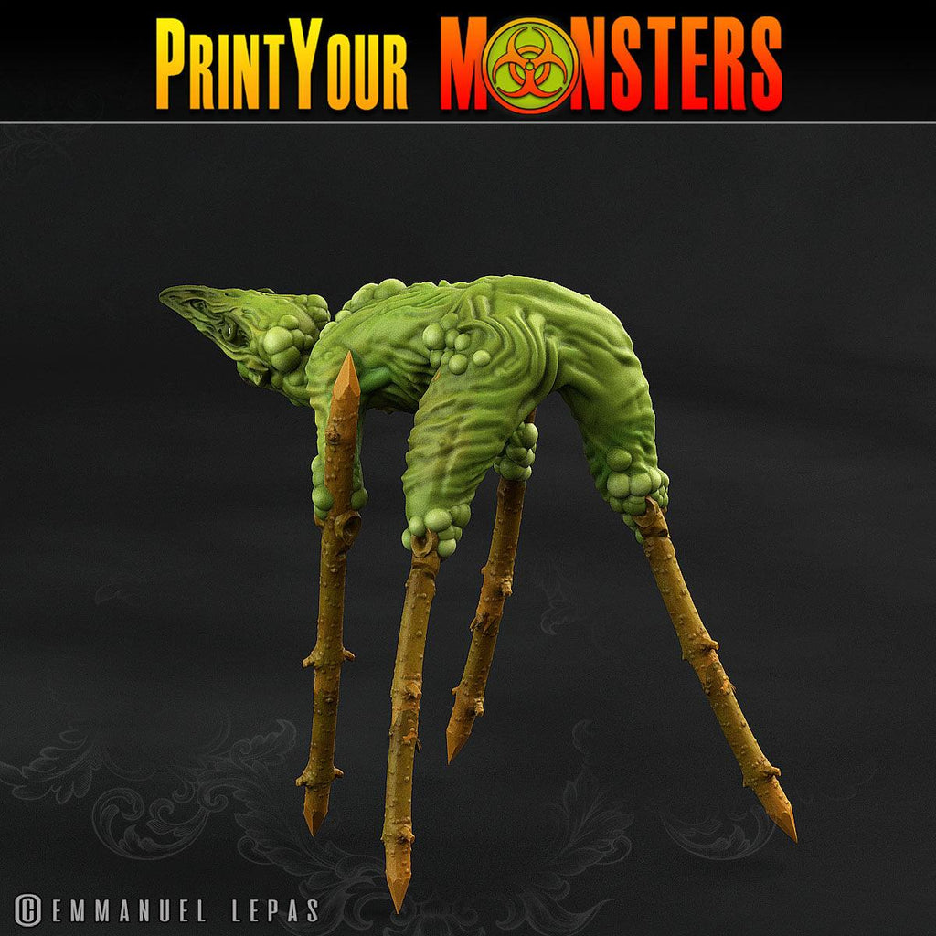 3D Printed Print Your Monsters Plague Men Plague Army Of Spooky Swamp Set 28mm - 32mm D&D Wargaming