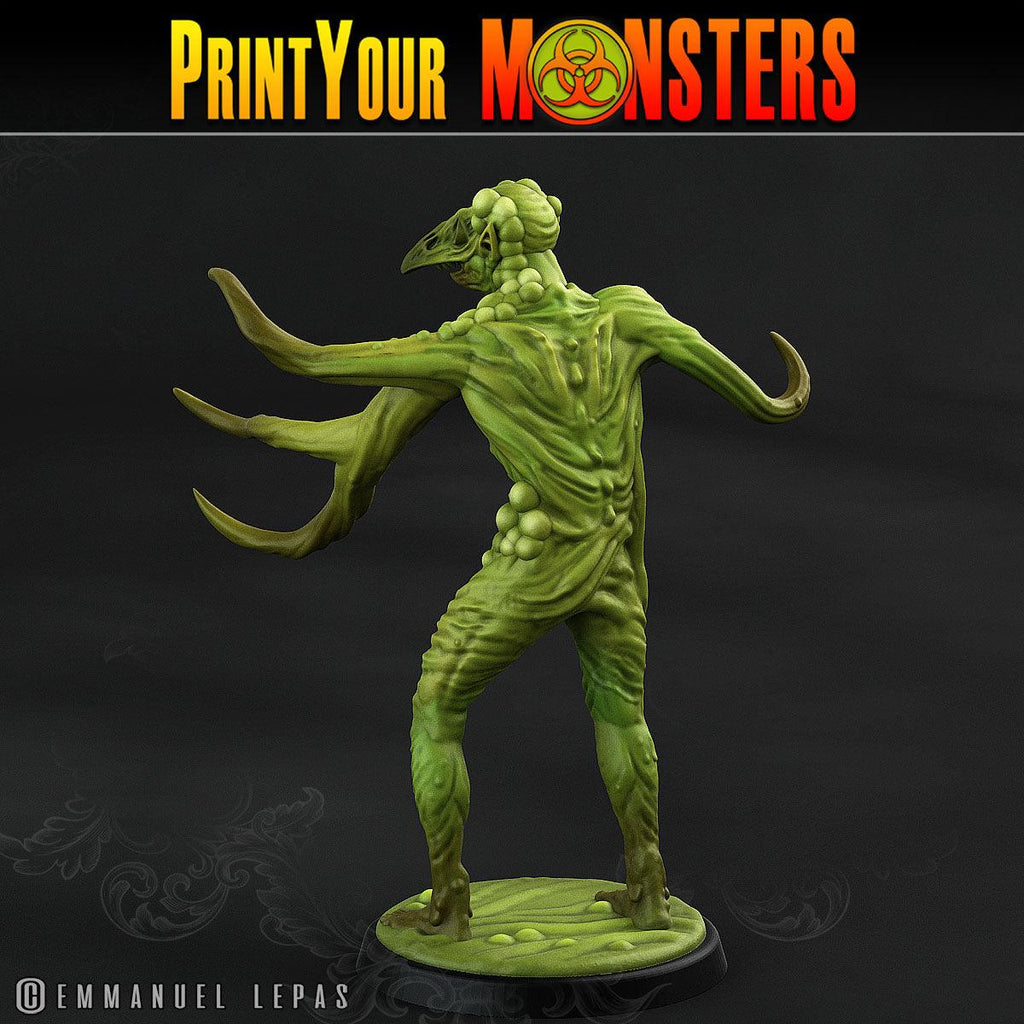3D Printed Print Your Monsters Plague Men Plague Army Of Spooky Swamp Set 28mm - 32mm D&D Wargaming
