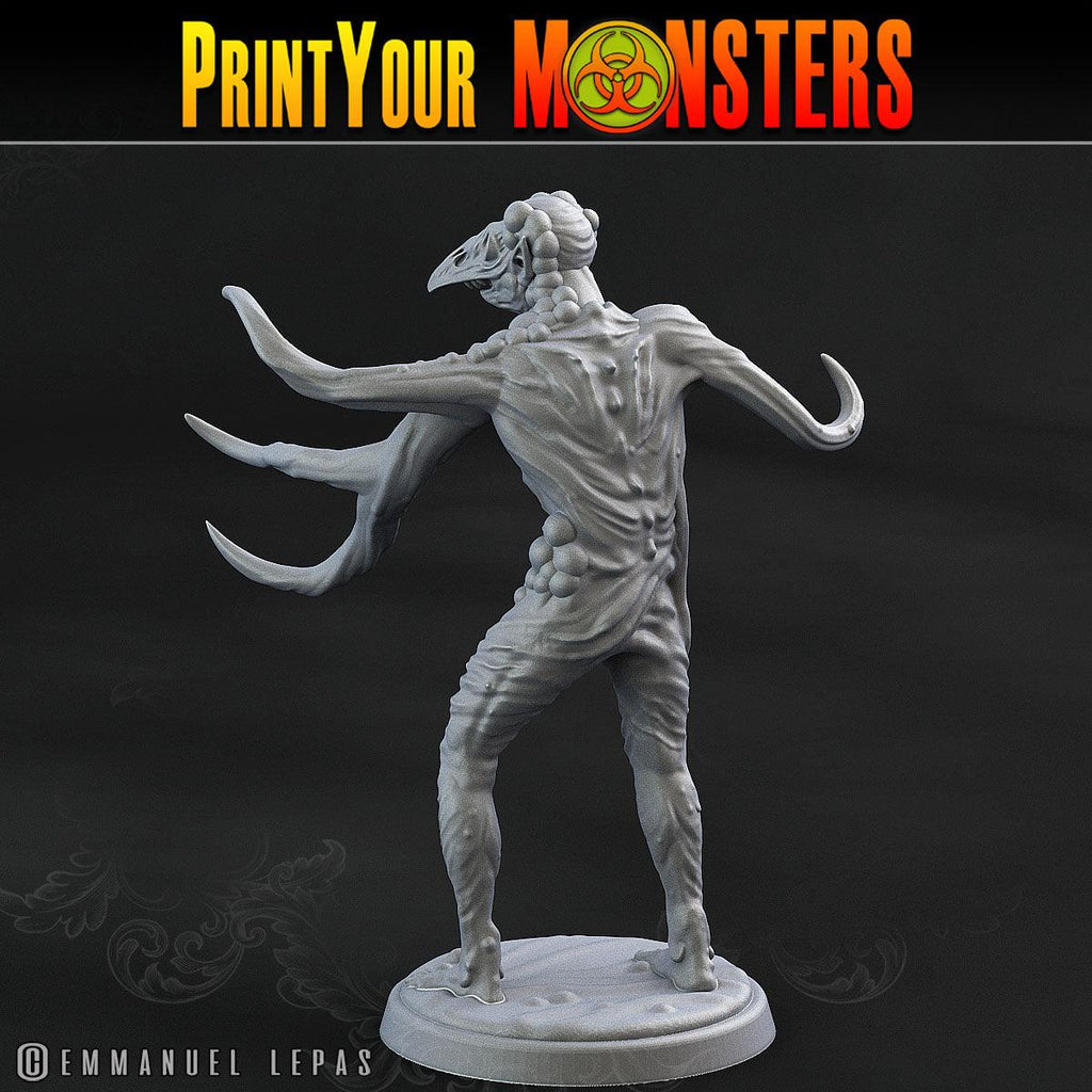 3D Printed Print Your Monsters Plague Men Plague Army Of Spooky Swamp Set 28mm - 32mm D&D Wargaming