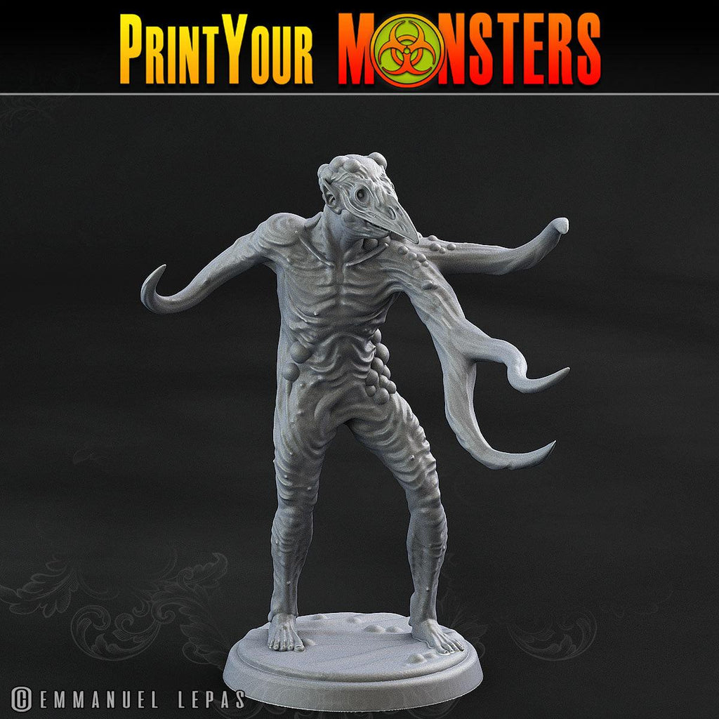 3D Printed Print Your Monsters Plague Men Plague Army Of Spooky Swamp Set 28mm - 32mm D&D Wargaming