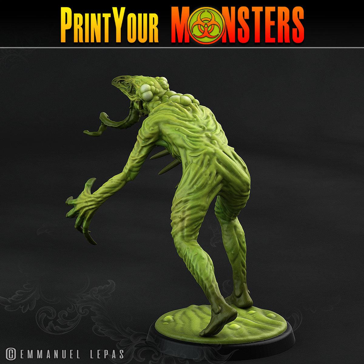 3D Printed Print Your Monsters Plague Men Plague Army Of Spooky Swamp Set 28mm - 32mm D&D Wargaming
