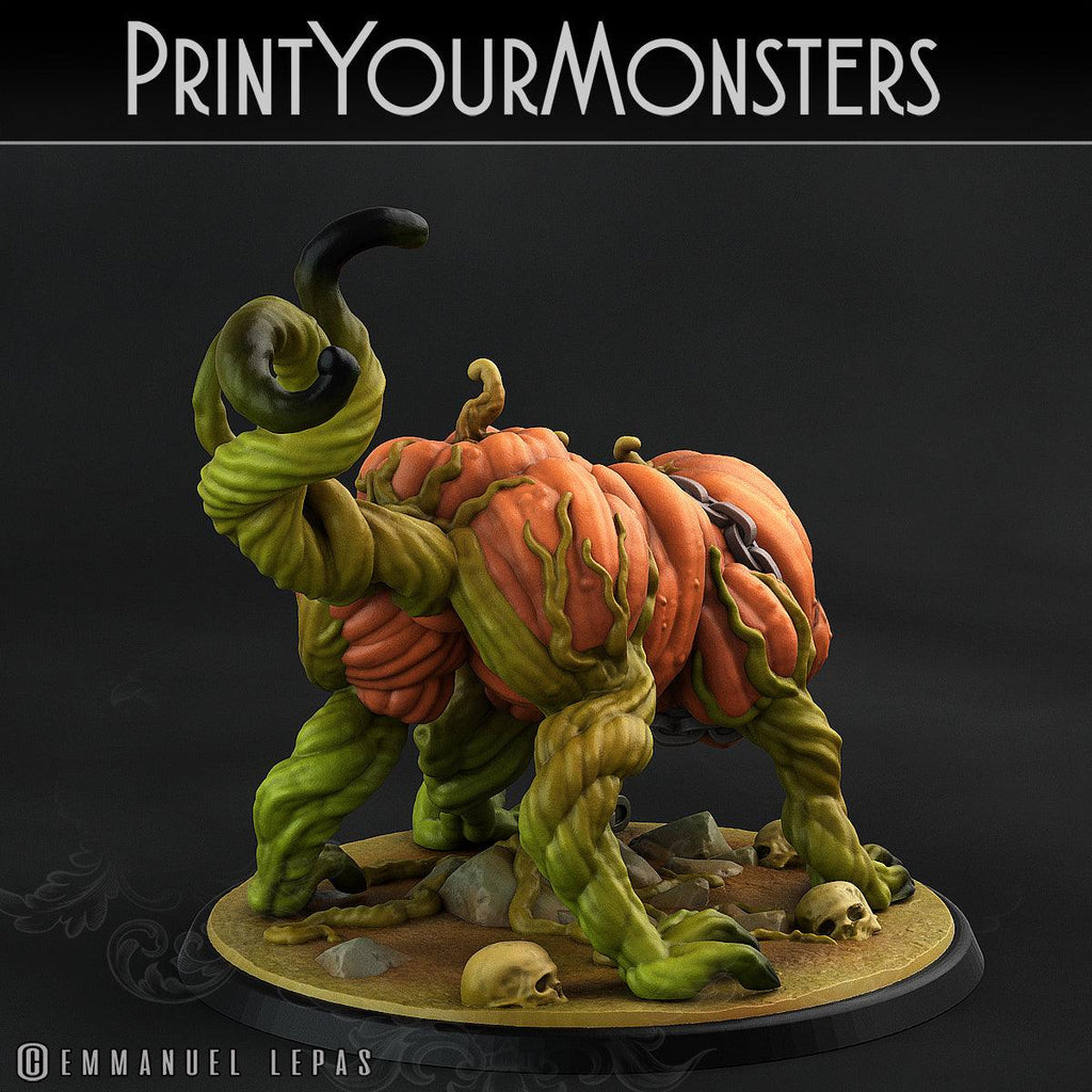 3D Printed Print Your Monsters Pumpkins Attack Pack II Set 28mm - 32mm D&D Wargaming