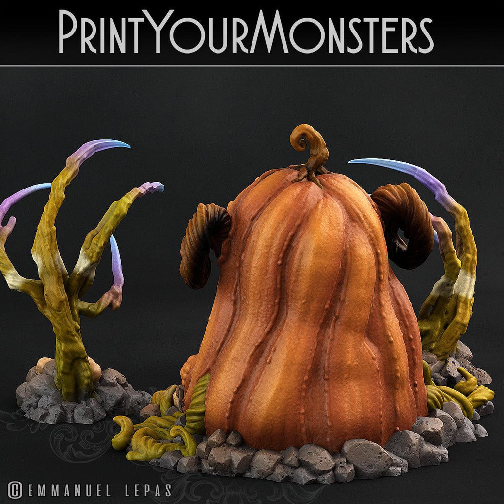 3D Printed Print Your Monsters Pumpkins Attack Pack II Set 28mm - 32mm D&D Wargaming
