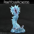 3D Printed Print Your Monsters Rimesquam Worm The Wrath of Gloomrime Monsters Part II Set 28mm - 32mm D&D Wargaming
