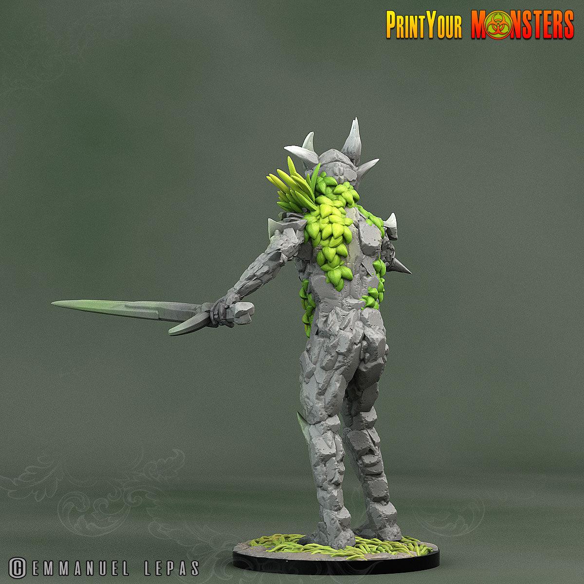 3D Printed Print Your Monsters Rock Soldiers Rock Monsters From Magic Valley Set 28mm - 32mm D&D Wargaming