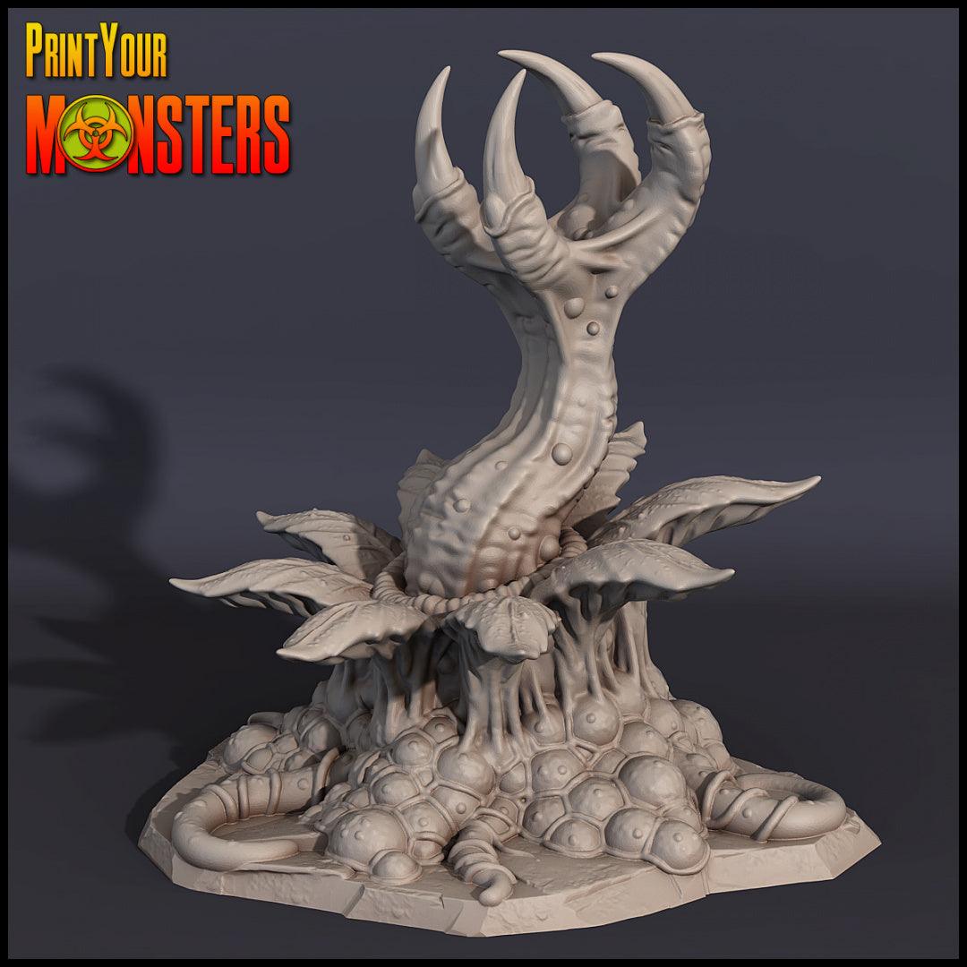 3D Printed Print Your Monsters Round Plant 2 Carnivorous Plants Set 28mm - 32mm D&D Wargaming