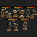 3D Printed Print Your Monsters Skeletons Land of Bones Set 28mm - 32mm D&D Wargaming