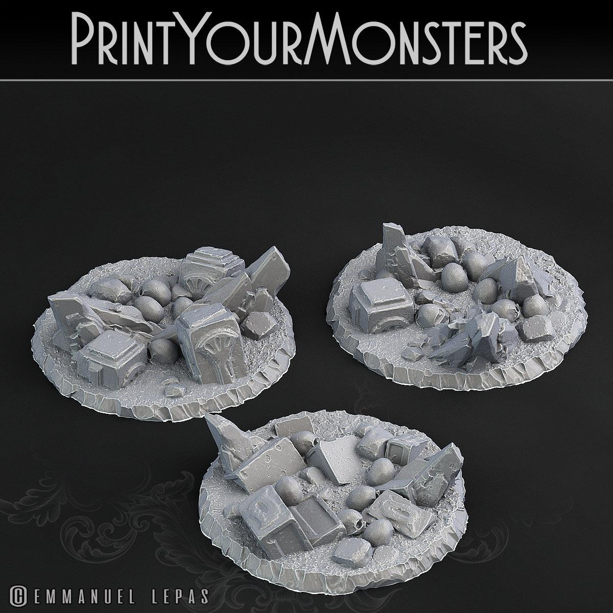 3D Printed Print Your Monsters Skullcap Hermit Spiders 28mm - 32mm D&D Wargaming