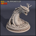 3D Printed Print Your Monsters Swamp Snake Swamp Invasion 28mm - 32mm D&D Wargaming