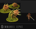 3D Printed Print Your Monsters Swamp Worms Total Worms 2 Set 28mm - 32mm D&D Wargaming
