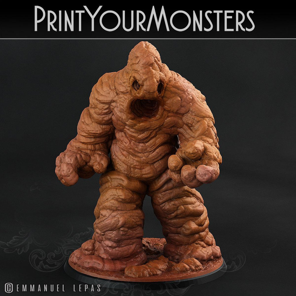 3D Printed Print Your Monsters Total Golems Set 28mm - 32mm D&D Wargaming
