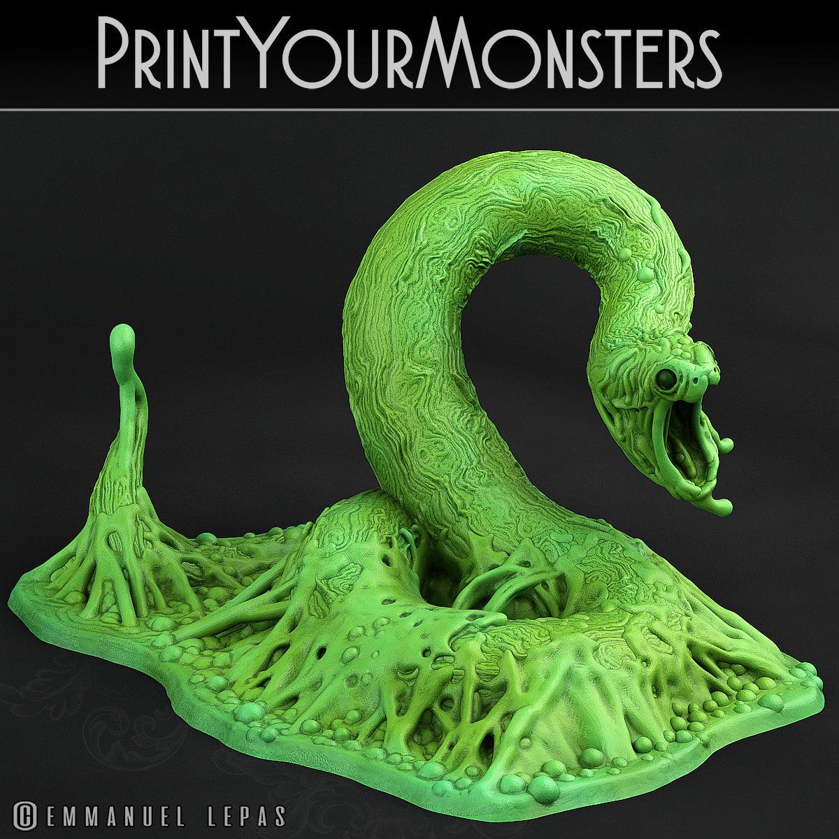 3D Printed Print Your Monsters Total Serpents Full Set 28mm - 32mm D&D Wargaming