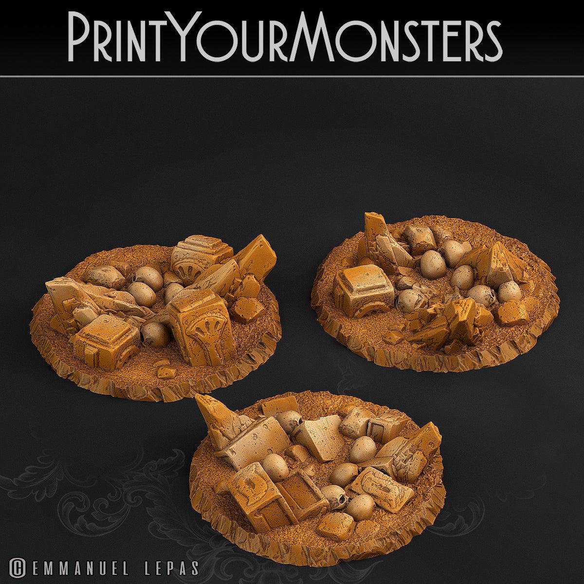 3D Printed Print Your Monsters Total Spiders Set 28mm - 32mm D&D Wargaming