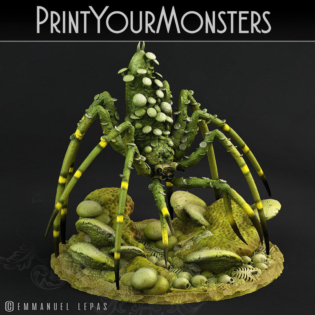 3D Printed Print Your Monsters Total Spiders Set 28mm - 32mm D&D Wargaming