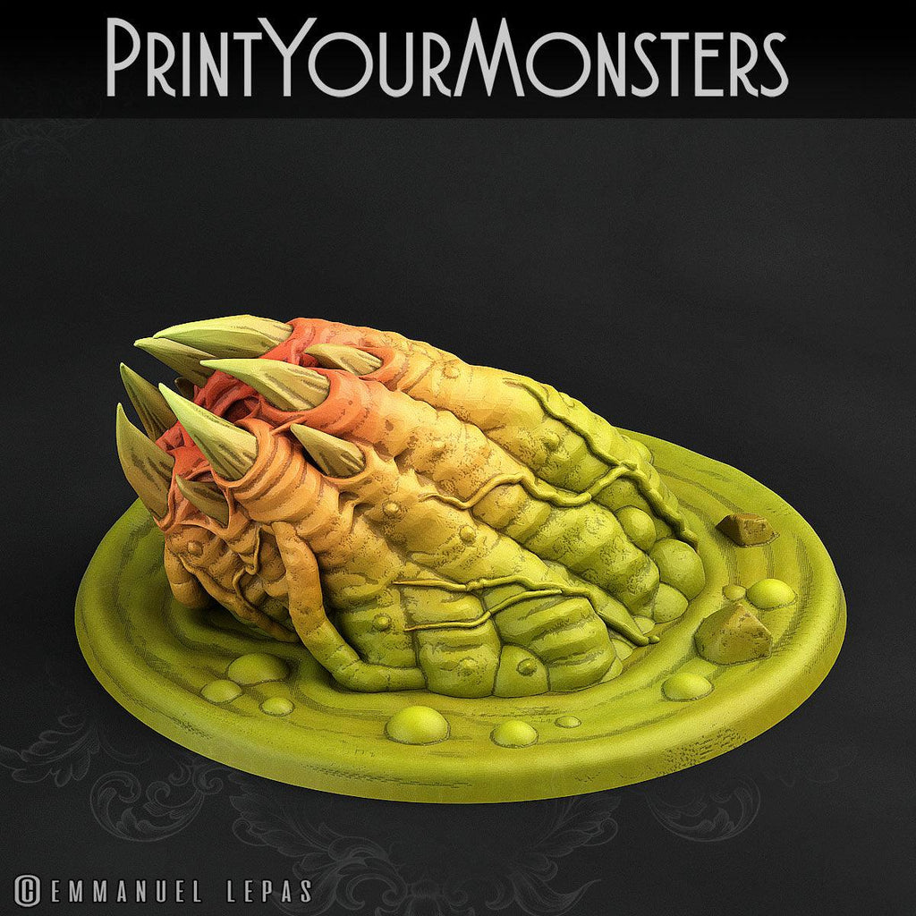 3D Printed Print Your Monsters Total Worms 2 Set 28mm - 32mm D&D Wargaming