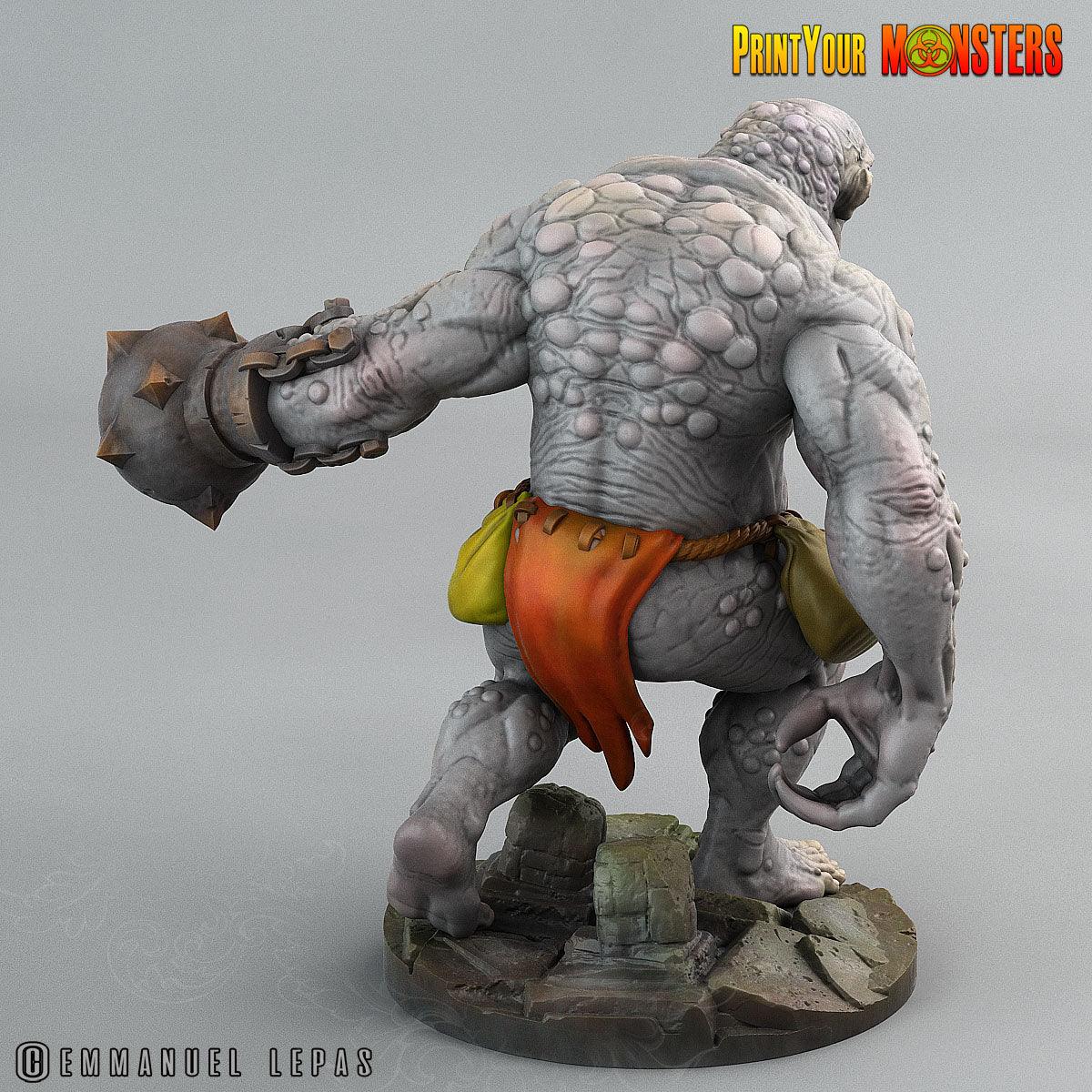 3D Printed Print Your Monsters Trolls Depths Of Choas Confronting The Abyss 28mm - 32mm D&D Wargaming