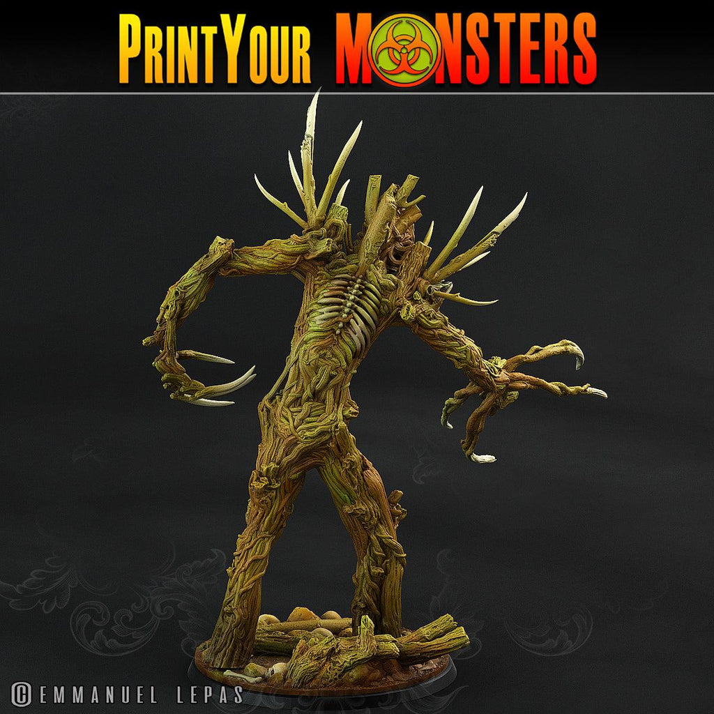 3D Printed Print Your Monsters Undead Treants The Shadowcreep Wood Set 28mm - 32mm D&D Wargaming