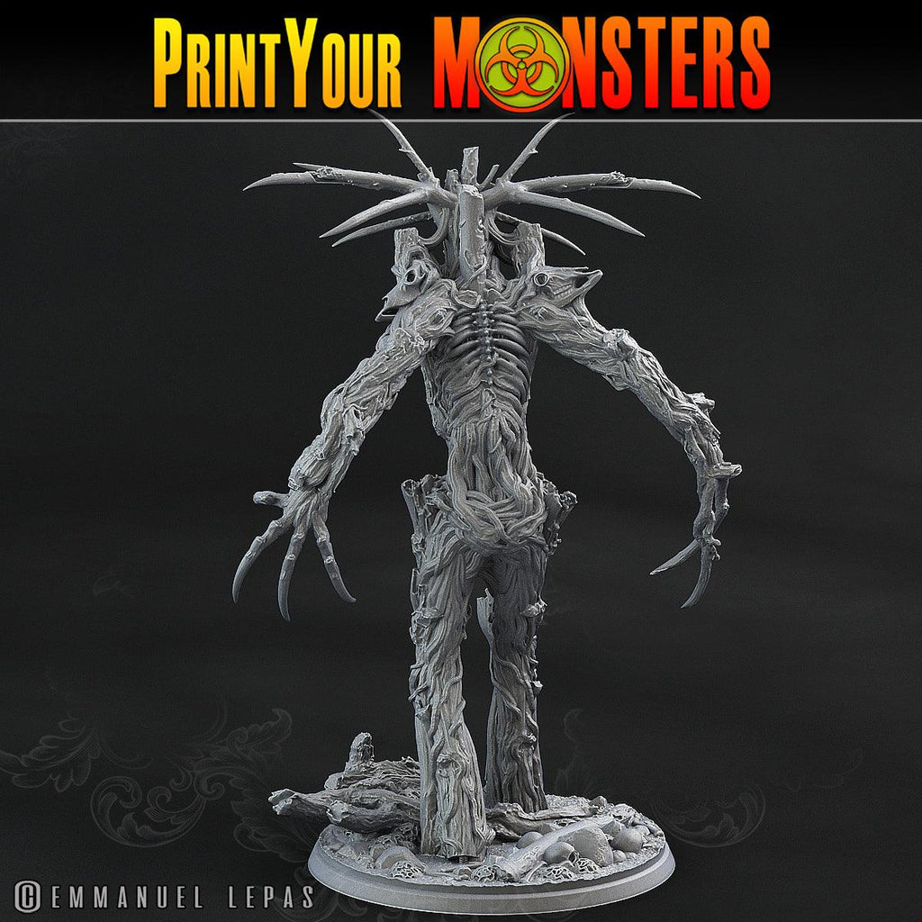 3D Printed Print Your Monsters Undead Treants The Shadowcreep Wood Set 28mm - 32mm D&D Wargaming