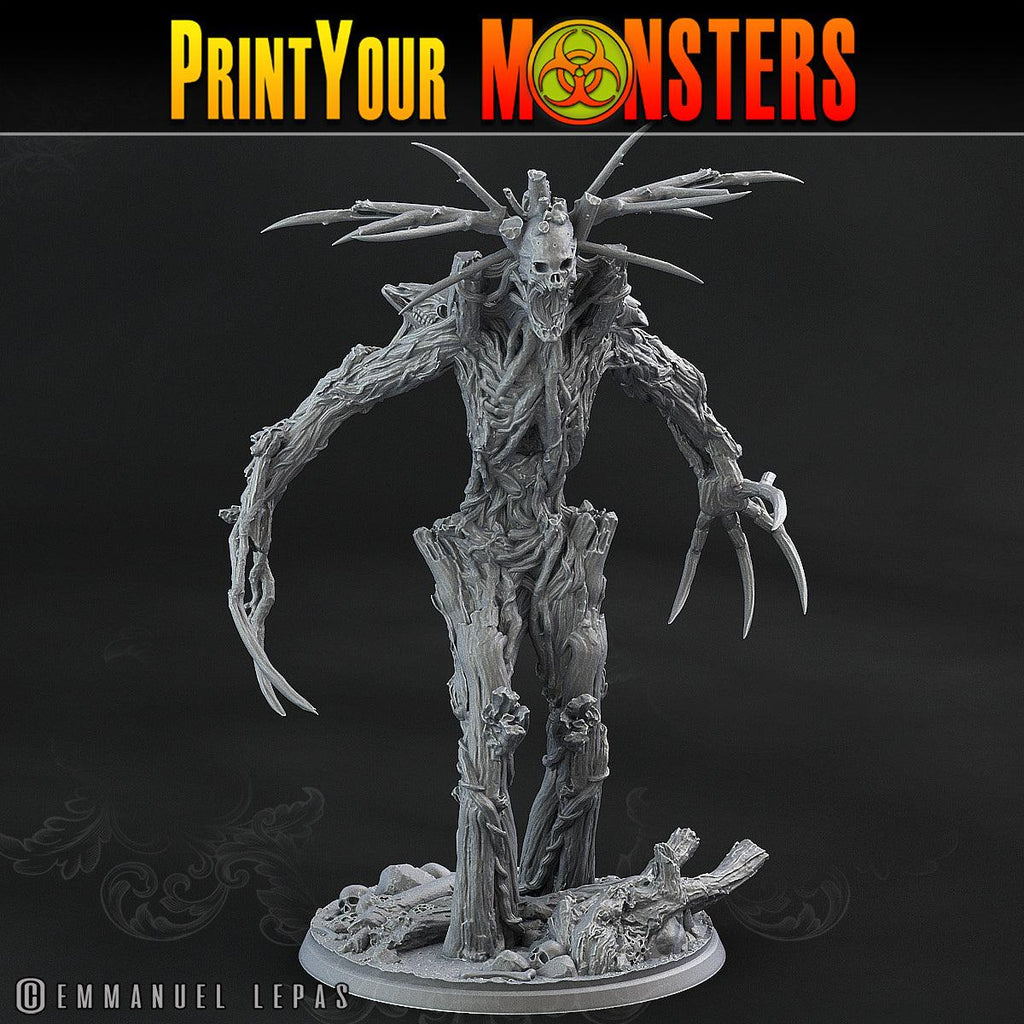 3D Printed Print Your Monsters Undead Treants The Shadowcreep Wood Set 28mm - 32mm D&D Wargaming