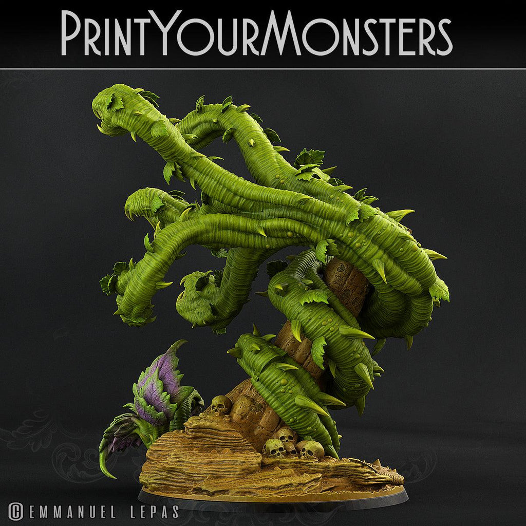 3D Printed Print Your Monsters Verdant Hydra Carniflora Jungle Predators 28mm - 32mm D&D Wargaming
