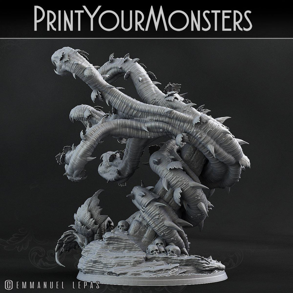 3D Printed Print Your Monsters Verdant Hydra Carniflora Jungle Predators 28mm - 32mm D&D Wargaming
