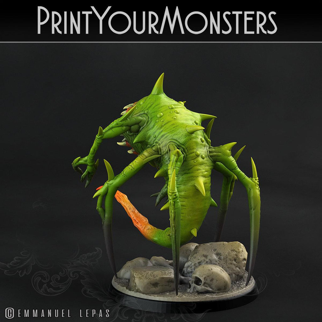 3D Printed Print Your Monsters Void Tyrant Worms Subterranean Terrors 28mm - 32mm D&D Wargaming