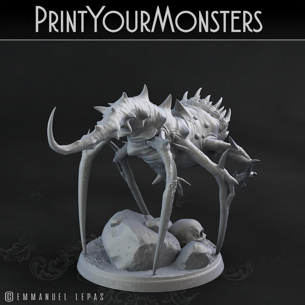 3D Printed Print Your Monsters Void Tyrant Worms Subterranean Terrors 28mm - 32mm D&D Wargaming