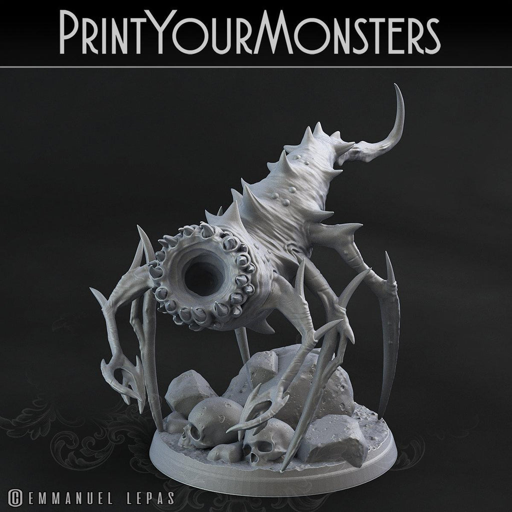 3D Printed Print Your Monsters Void Tyrant Worms Subterranean Terrors 28mm - 32mm D&D Wargaming