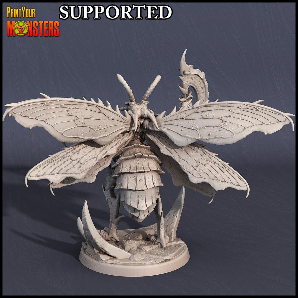 3D Printed Print Your Monsters Wasp Warrior Set The Infernal Hive 28mm - 32mm D&D Wargaming