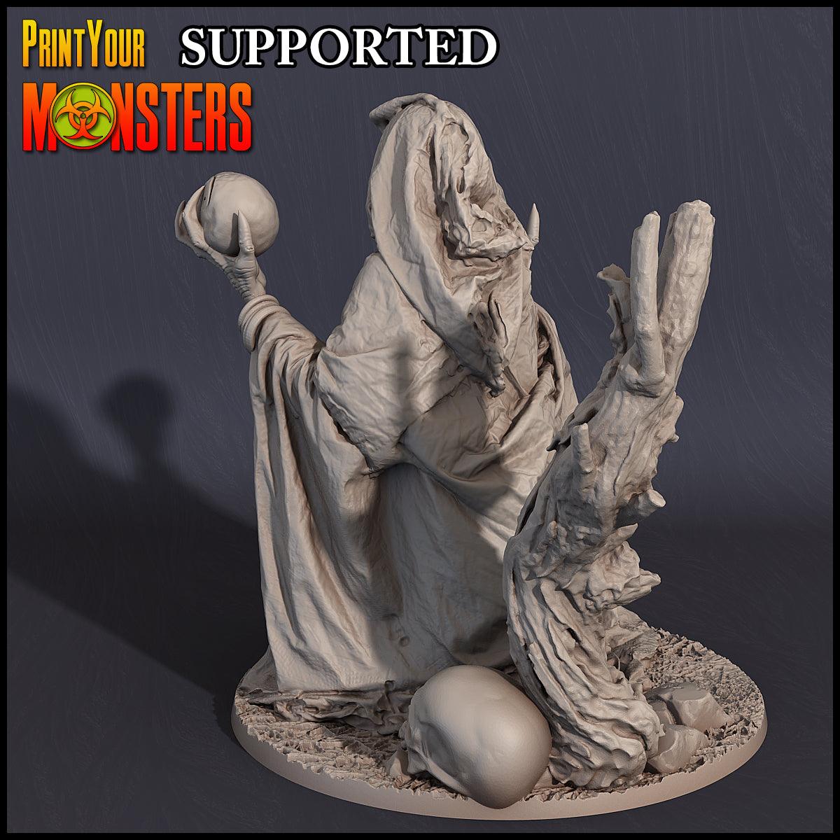 3D Printed Print Your Monsters Witches Pack Set 28mm - 32mm D&D Wargaming