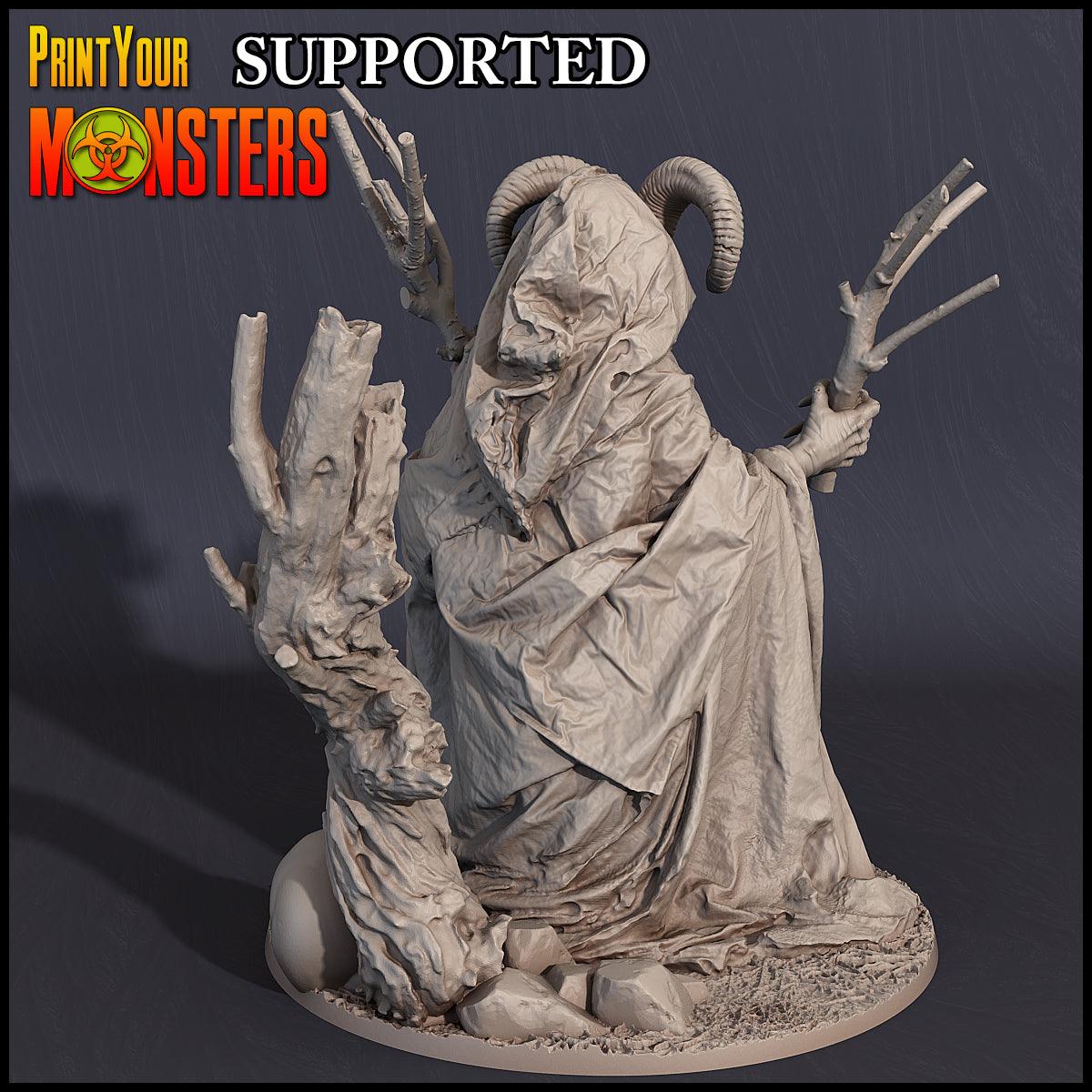 3D Printed Print Your Monsters Witches Pack Set 28mm - 32mm D&D Wargaming