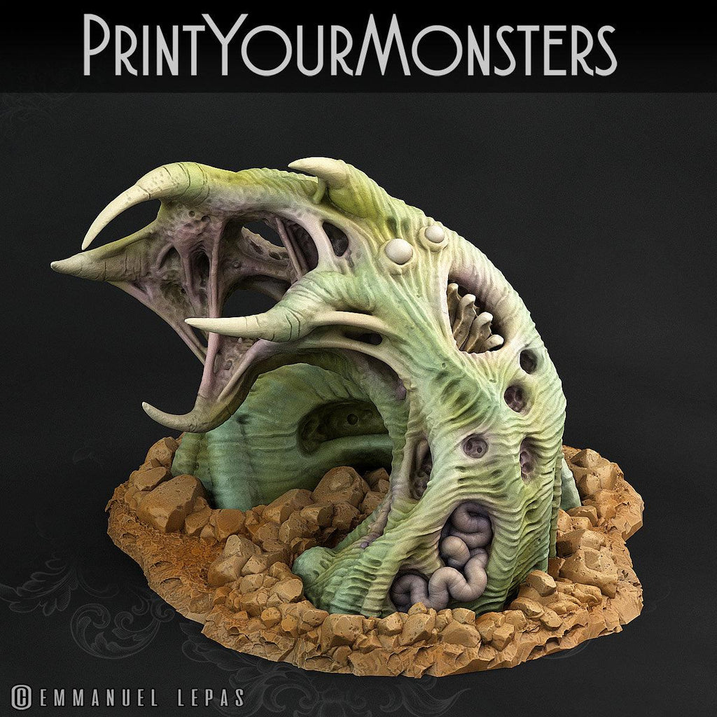 3D Printed Print Your Monsters Zombie Worm Total Worms 2 Set 28mm - 32mm D&D Wargaming