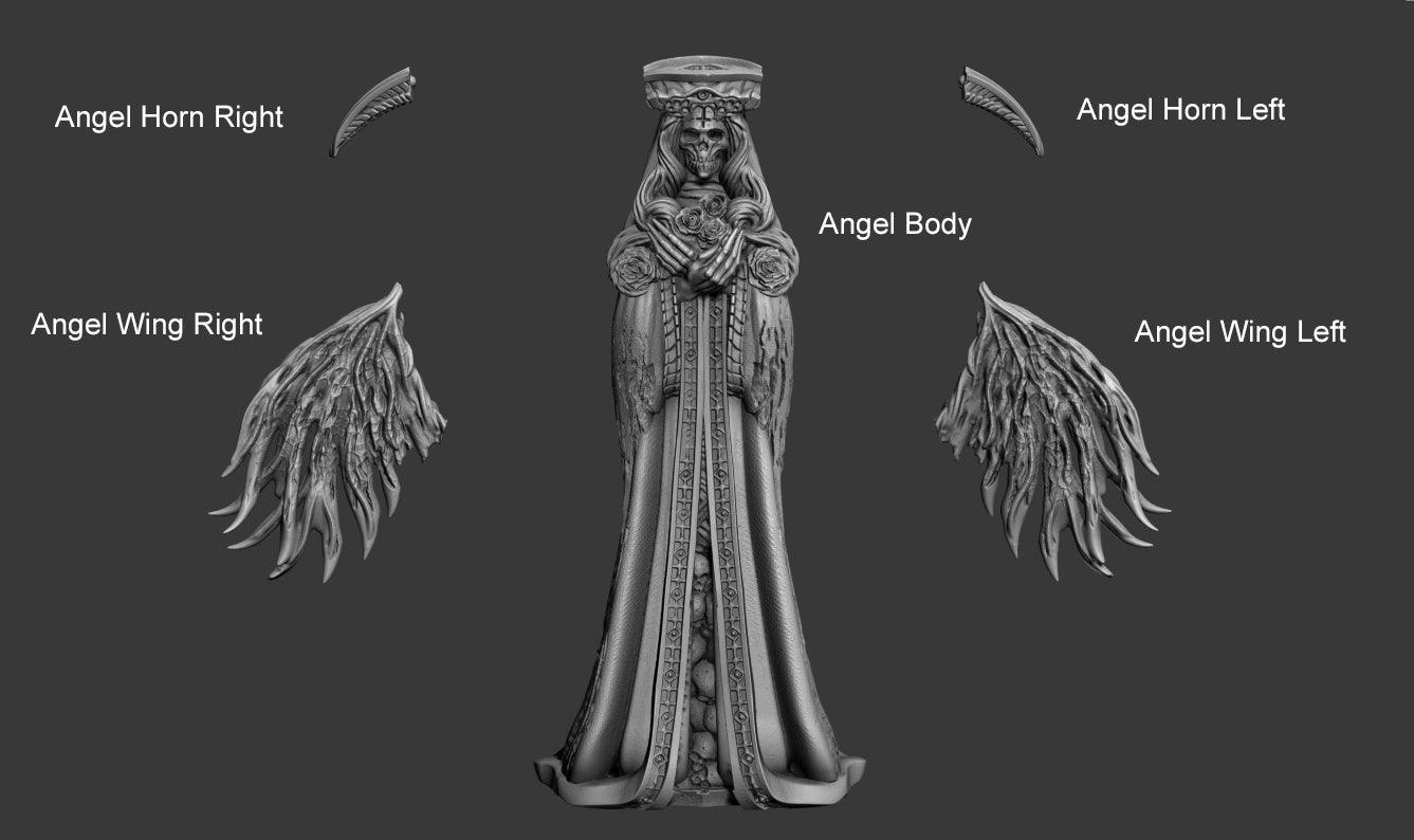 3D Printed Print your Monster Angel Of Death 28 32mm D&D