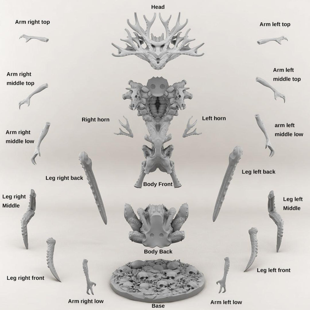 3D Printed Print your Monster Giant Forest Monster 28 32mm D&D