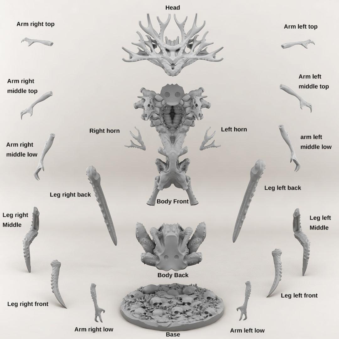 3D Printed Print your Monster Giant Forest Monster 28 32mm D&D
