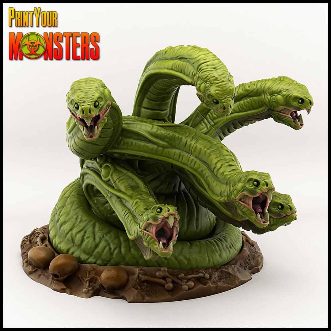 3D Printed Print your Monster Hydra 28 32mm D&D