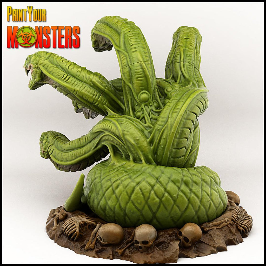 3D Printed Print your Monster Hydra 28 32mm D&D