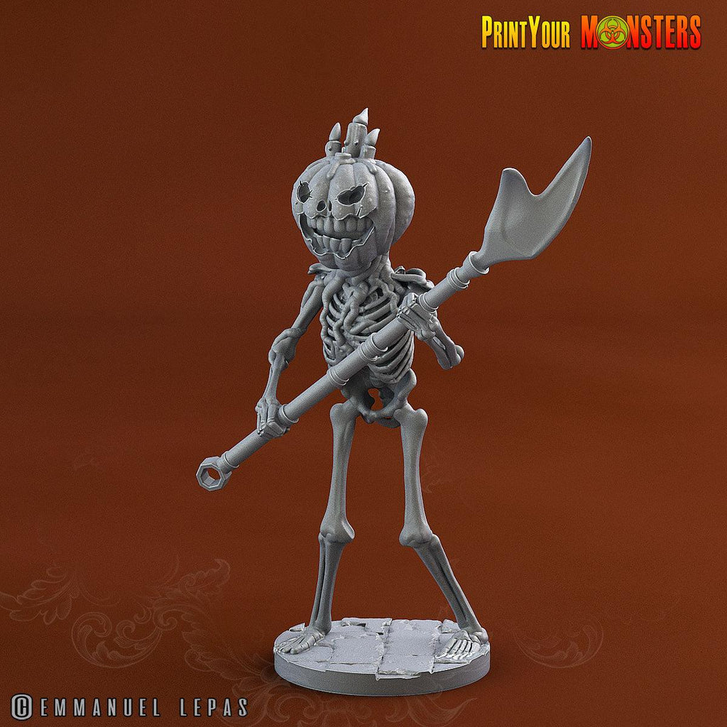 3D Printed Print your Monster Pumpkin Soldiers Pumpkins From Hell 28 32mm D&D