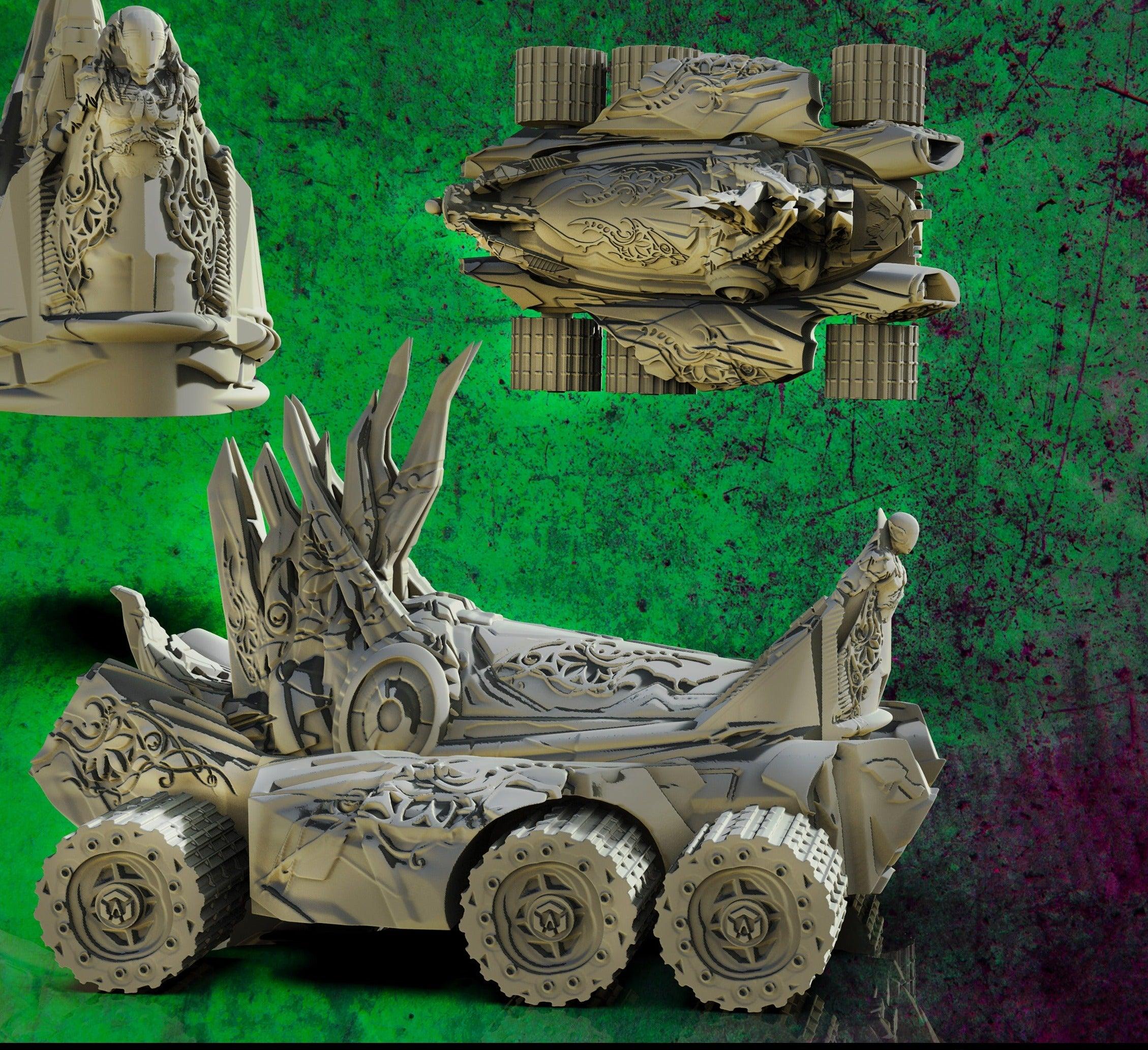 3D Printed SAWANT3D Elven Rover 28mm 32mm D&D