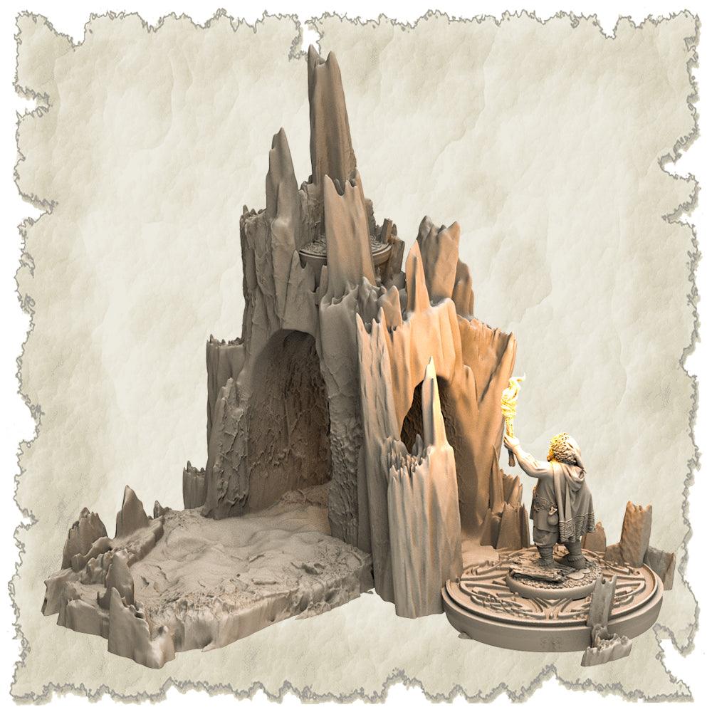 3D Printed SAWANT3D Frosty Land Set 28 32mm Ragnarok d&d