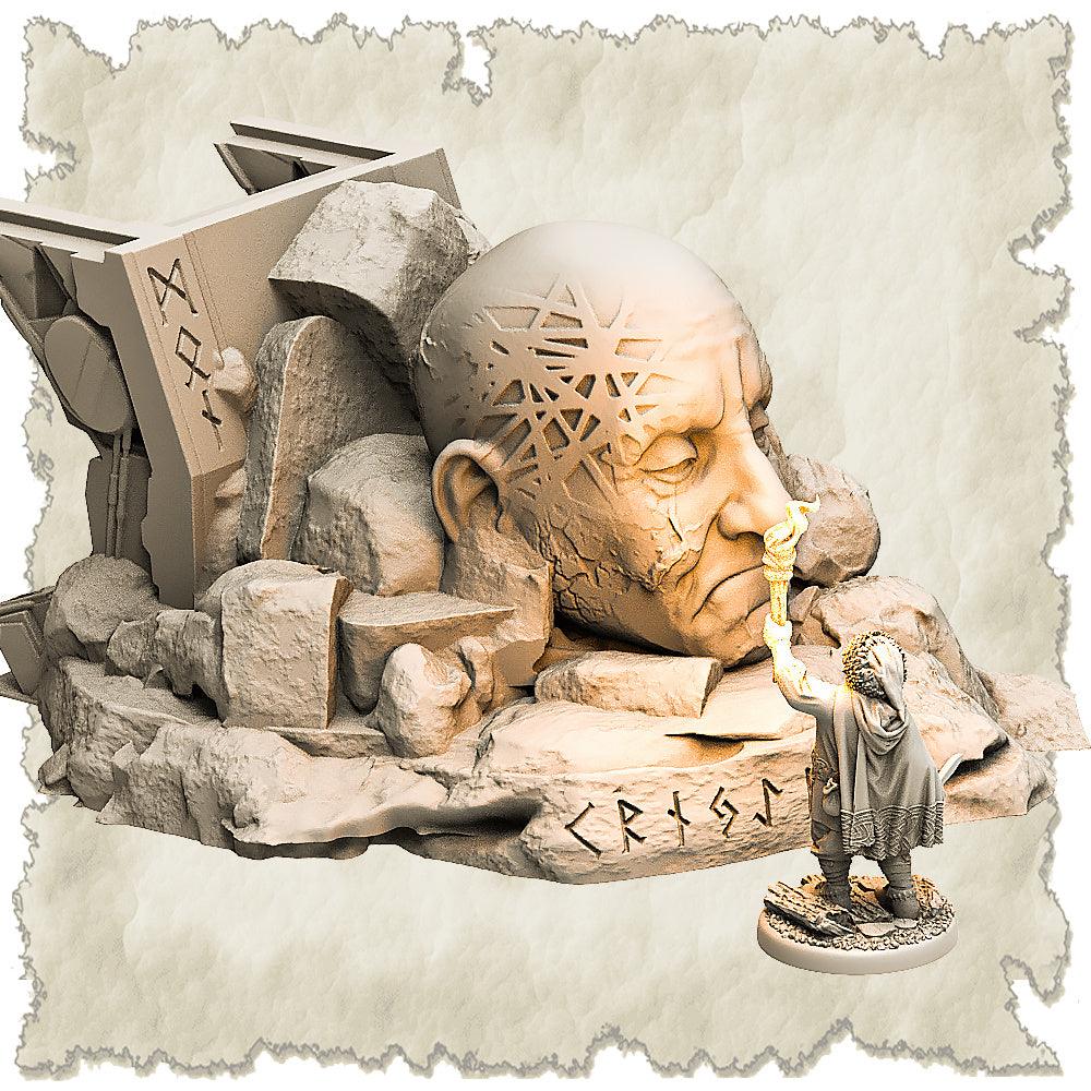 3D Printed SAWANT3D Shrine on Mars 28 32mm Ragnarok d&d